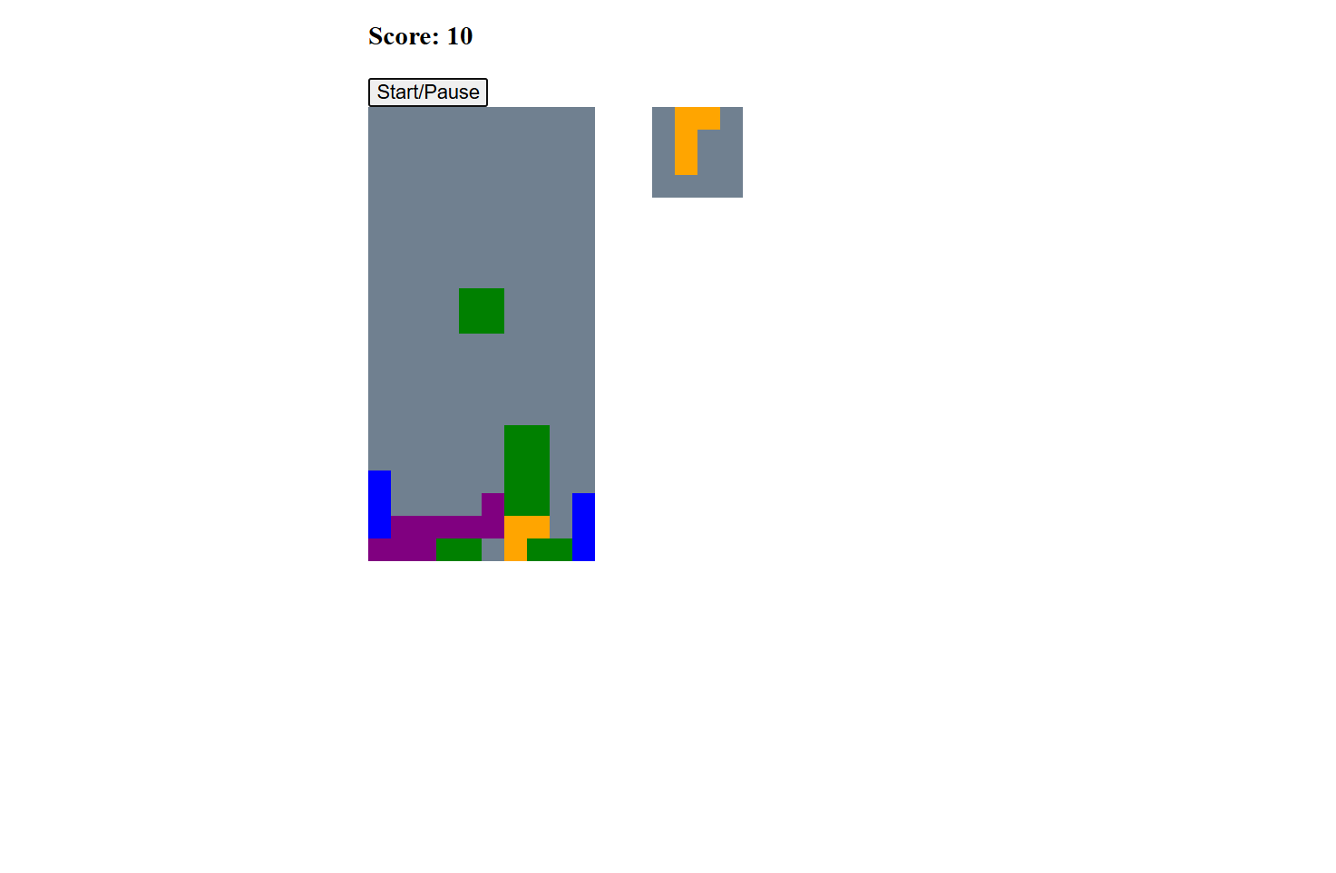 tetris game